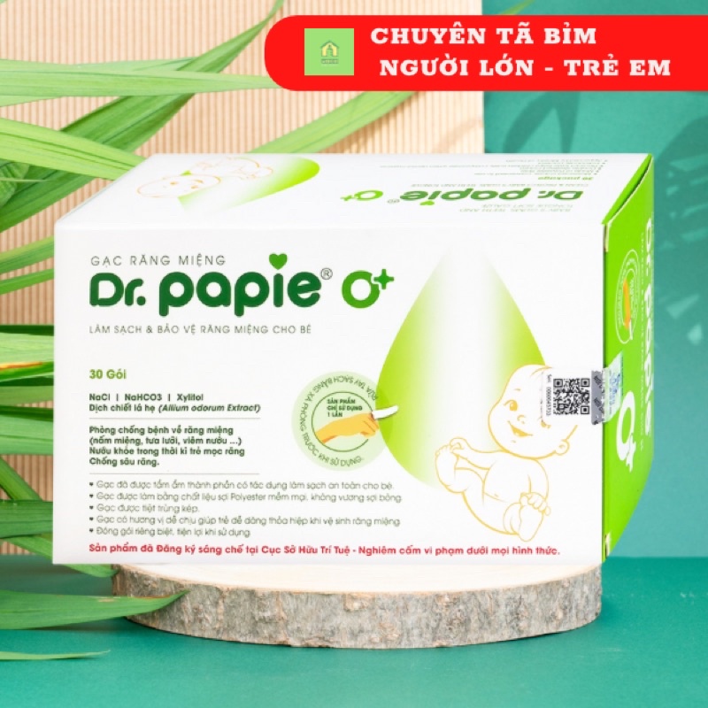 (HCM) Gạc răng miệng Dr Papie