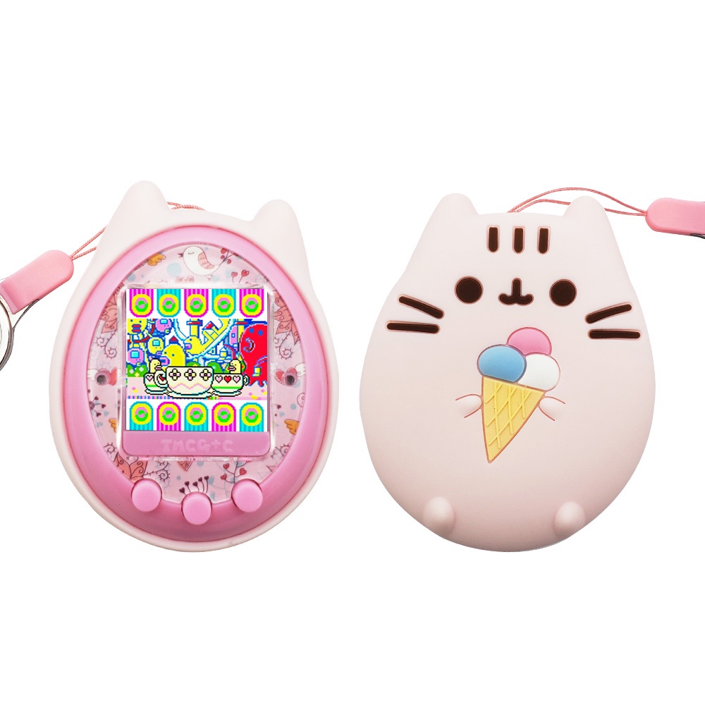 Vỏ Silicon Bảo Vệ Cho Máy Chơi Game Nuôi Thú Cưng In Hoạt Hình Dễ Thương