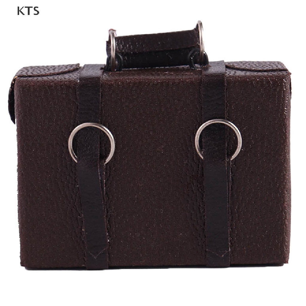 Va Li Giả Da Thời Trang Vintage Tỉ Lệ 1: 12 Trang Trí Nhà Búp Bê