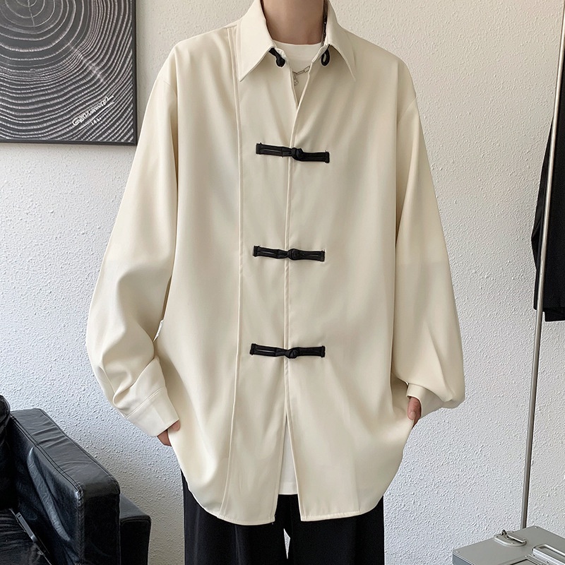 Áo Sơ Mi Dài Tay Phong Cách Retro Cao Cấp Cho Nam