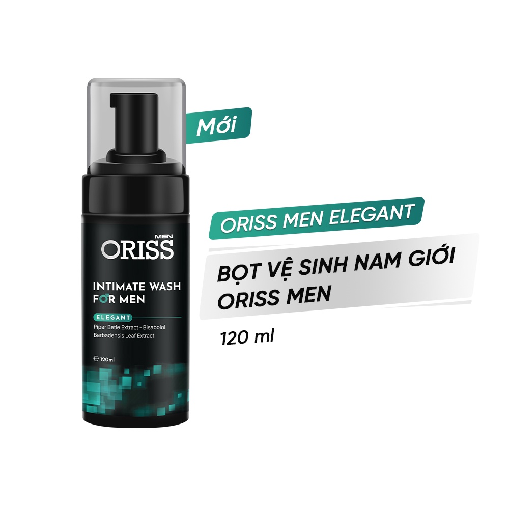 Dung Dịch Vệ Sinh Dạng Bọt Chuyên Dành Cho Nam Oriss Intimate Wash Men Mùi Elegant - 120ml/chai
