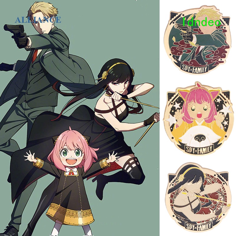 Idndeo Huy Hiệu Cài Áo Bằng Kim Loại Tráng Men Hình Anime Anya Spyxfamily Yor Forger Twilight Dễ Thương Cho Nữ