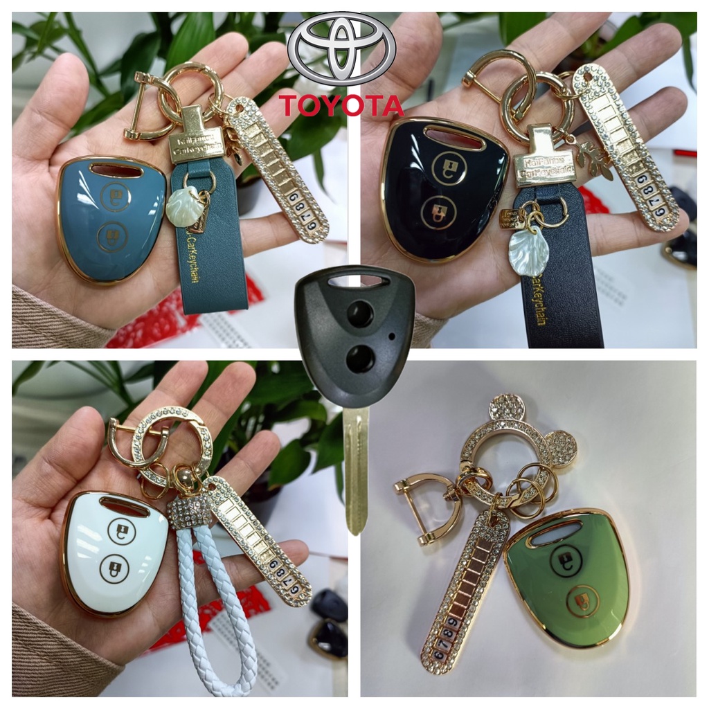 Vỏ Chìa Khóa Điều Khiển Từ Xa Bằng TPU Mềm Cho Toyota Avanza Grand Veloz Calya Wigo DAIHATSU SIGRA