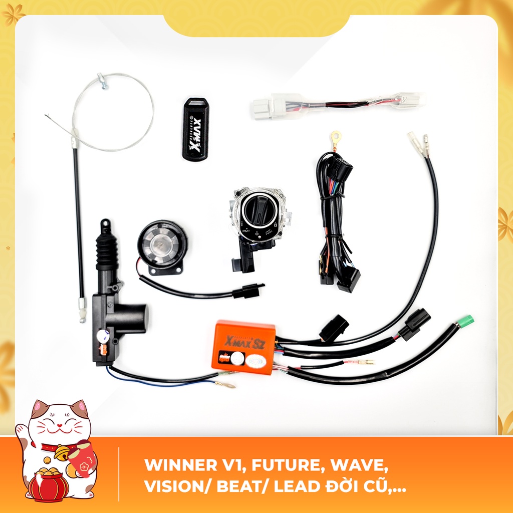 Smartkey Xmax 5.0 Ver.2 dành cho Winner V1, Future Fi, Wave, Vision đời cũ,...