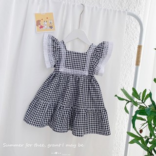 HTK- Váy kẻ Liebe size 1/2y-5/6y (form ngắn 8-18kg)