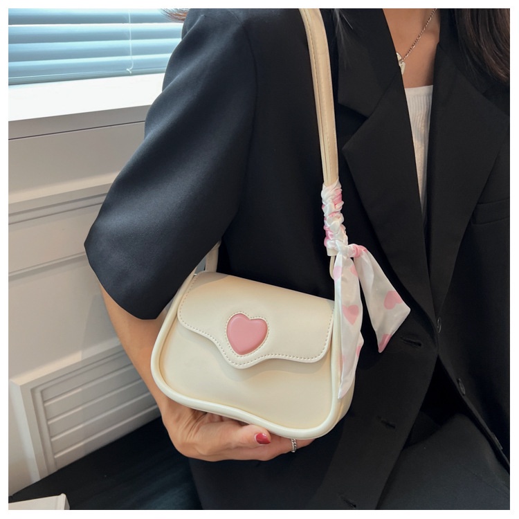 Túi Đeo Vai / Kẹp Nách Bằng Da Mềm Thiết Kế Dễ Thương Phong Cách Hàn Quốc Thời Trang Cho Nữ JP5