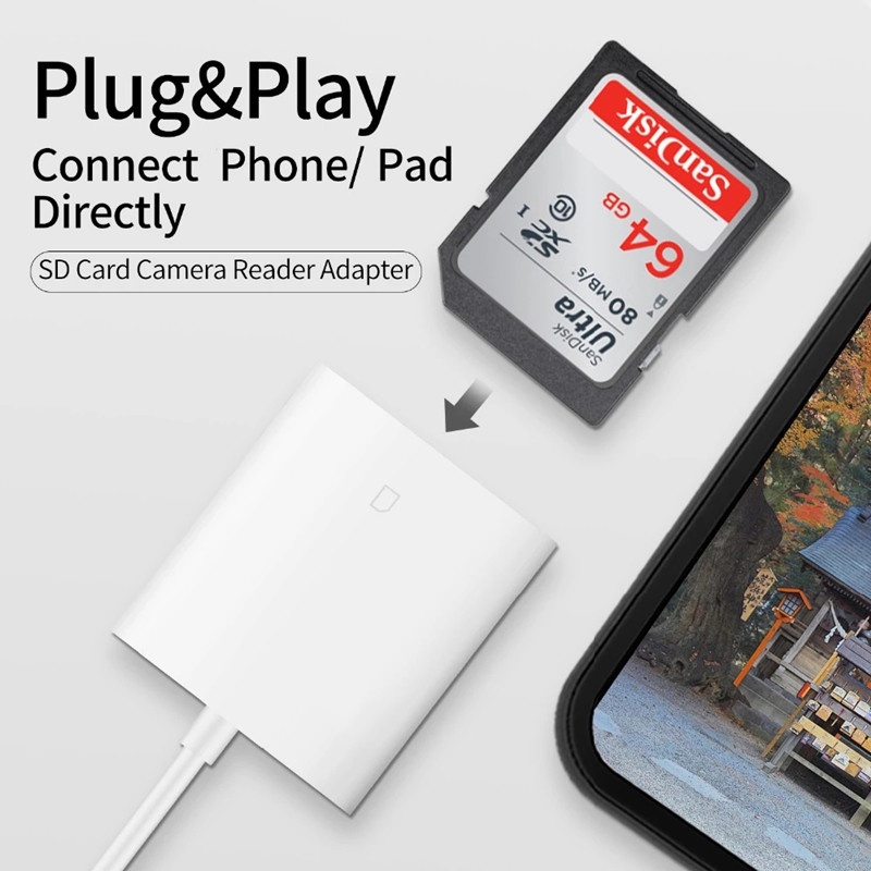 Đầu Đọc Thẻ OTG Type-C / OS Sang SD / TF OS / USB C Cho Điện Thoại