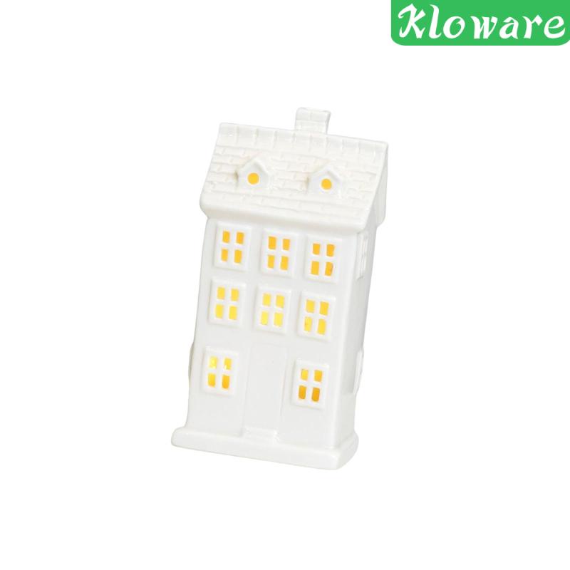 Đèn LED Hình Ngôi Nhà Bằng Sứ Dùng Trang Trí Phòng Khách