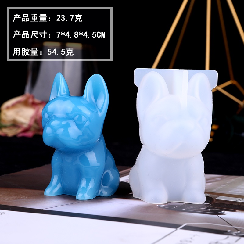 Hoạt Hình Khuôn Nhựa epoxy Hình Gấu pooh / Hà Mã / Chó Bull / Sư Tử Dễ Thương