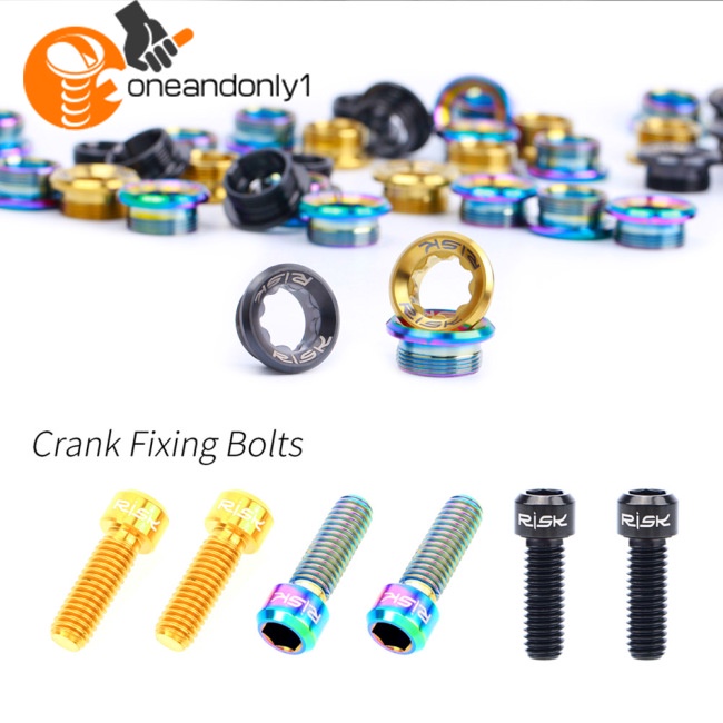 Ốc Vít Hợp Kim Titan M20x8 Gắn Trục Khuỷu Tay Quay Xe Đạp Leo Núi