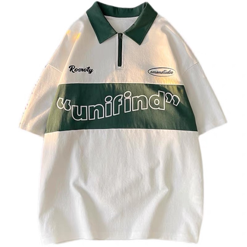 [ Rẻ vô địch ] Áo polo form rộng tay lỡ 💖 Áo thun có cổ dáng rộng - Unifind | BigBuy360 - bigbuy360.vn