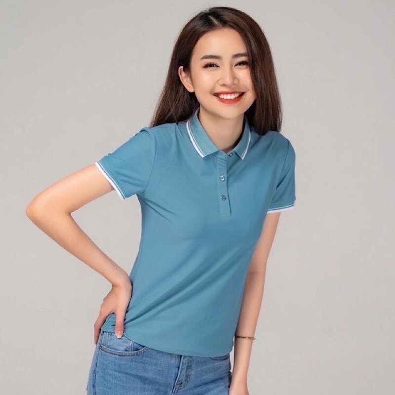 Áo Pollo nữ thun cá sấu có dãn 4 chiều cao cấp