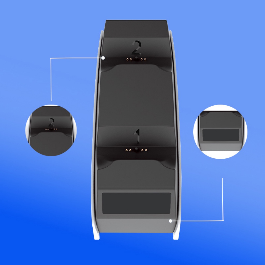 Đế Sạc Không Dây HBP-245 USB Bằng ABS Cho Tay Cầm Chơi Game PS5