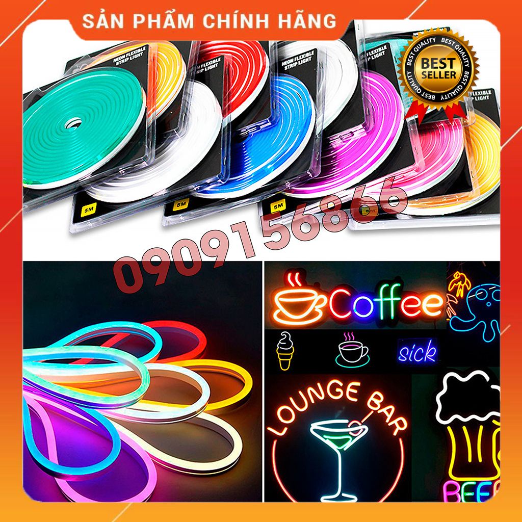 Đèn Led NEON / 12v / 5 mét 1 cuộn