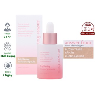Tinh Chất Dưỡng Sáng Da Answer From Brightening Booster Ampoule 30ml Hàn Quốc, Tinh Chất Dưỡng Trắng, Cấp Ẩm, Giảm Nhăn