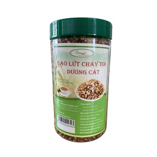 Gạo lứt cháy tỏi Dương Cát 300gr Ăn liền, ăn vặt giảm cân