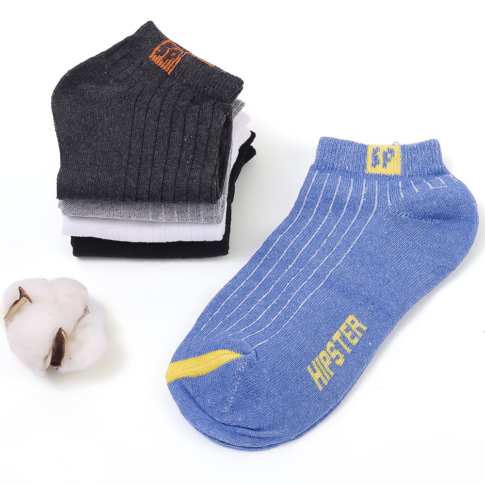 Vớ Cotton Mềm Mỏng Thấm Hút Mồ Hôi Thoáng Khí Thoải Mái Cho Nam