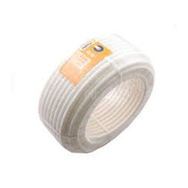 Ống luồn dây điện xoắn ruột gà màu trắng Nanoco phi 16,20.25 chống cháy tốt,Bán giá mét
