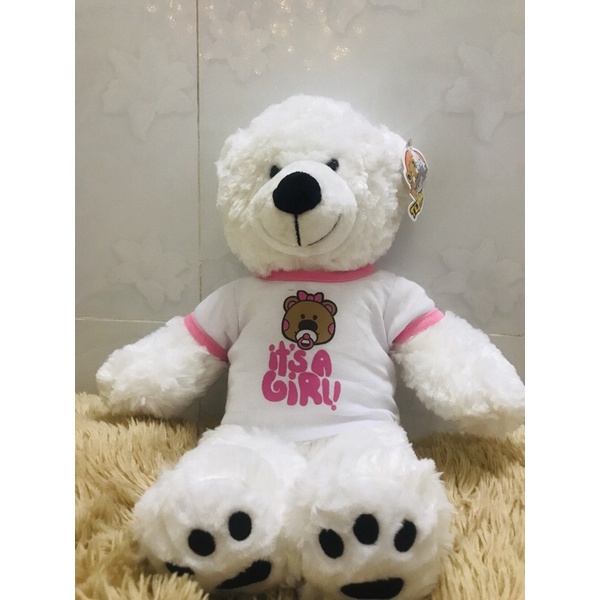 Gấu bông Teddy áo thun It's a Girl