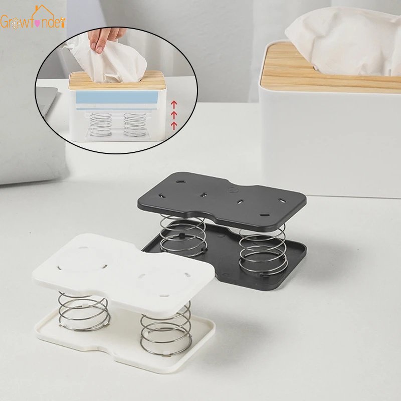 Hộp Đựng Khăn Giấy Gắn Đáy Ngăn Kéo Tủ Siêu Bền Tiện Dụng Cho Phòng Khách / Nhà Bếp