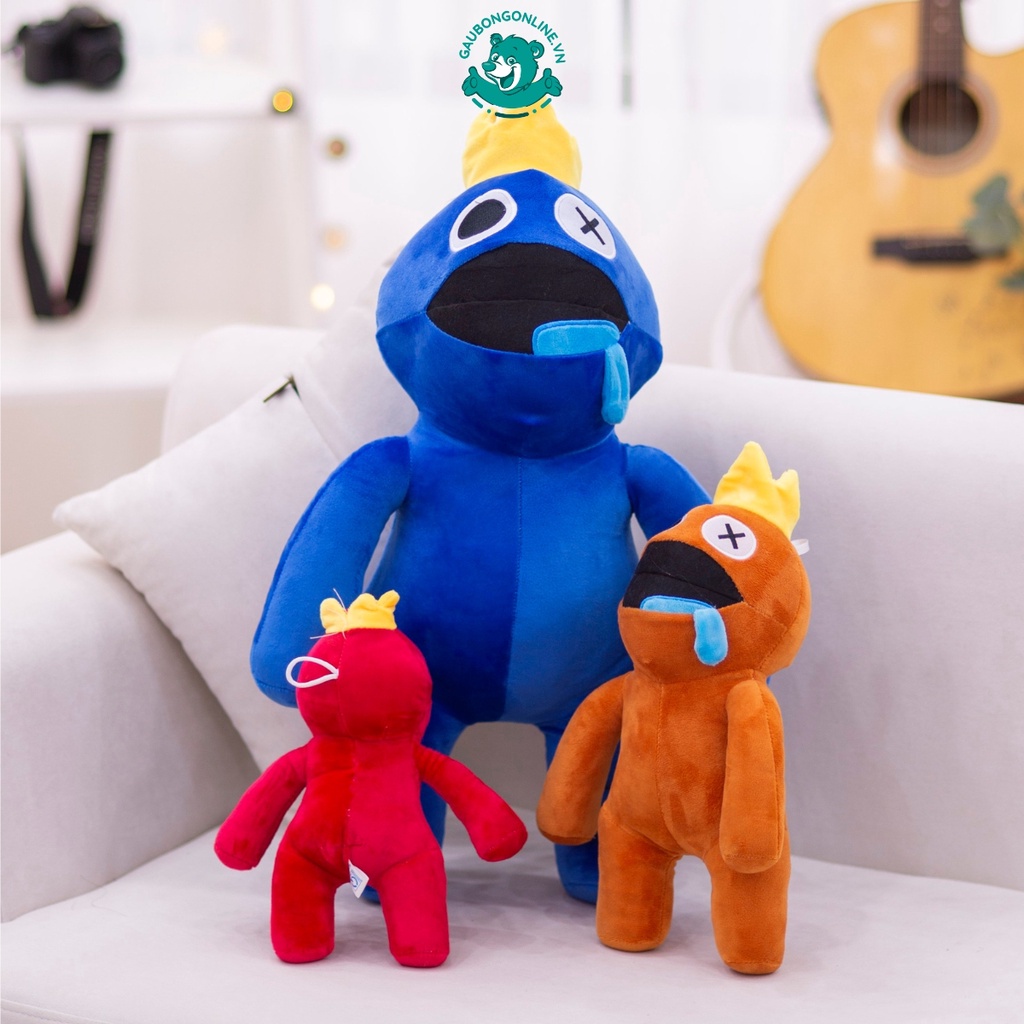 Gấu Bông Roblox Rainbow Friends Cầu Vồng Nhiều Size Cho Bé, Gấu Bông Online Cao Cấp