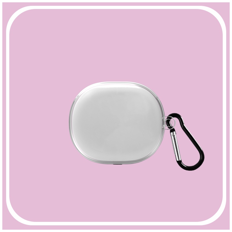 Vỏ Bảo Vệ Hộp Sạc Tai Nghe redmi buds 4 lite tws Bằng TPU Mềm Trong Suốt + Dây Đeo Chống Sốc