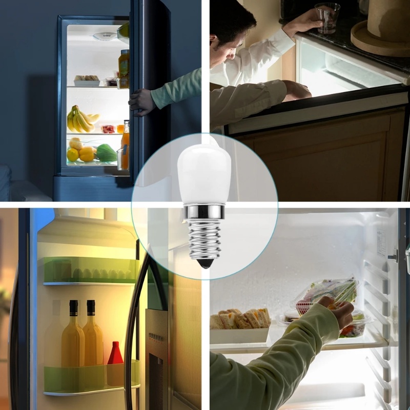 Bóng Đèn LED Mini E12 E14 Ánh Sáng Trắng / Ấm Siêu Sáng Tiết Kiệm Năng Lượng Thay Thế Chuyên Dụng Cho Tủ Lạnh