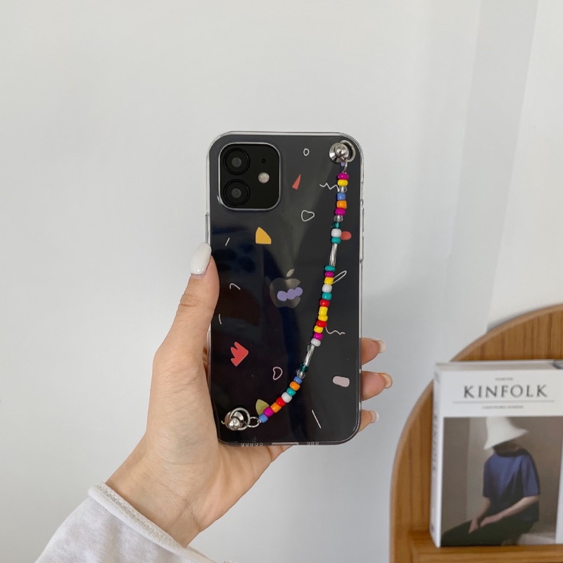 Ốp lưng iphone dây cầm màu sắc | candylab.official