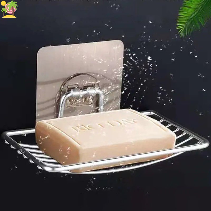 Giá Đỡ Xà Phòng Bằng Thép Không Gỉ Gắn Tường Nhà Tắm CR1