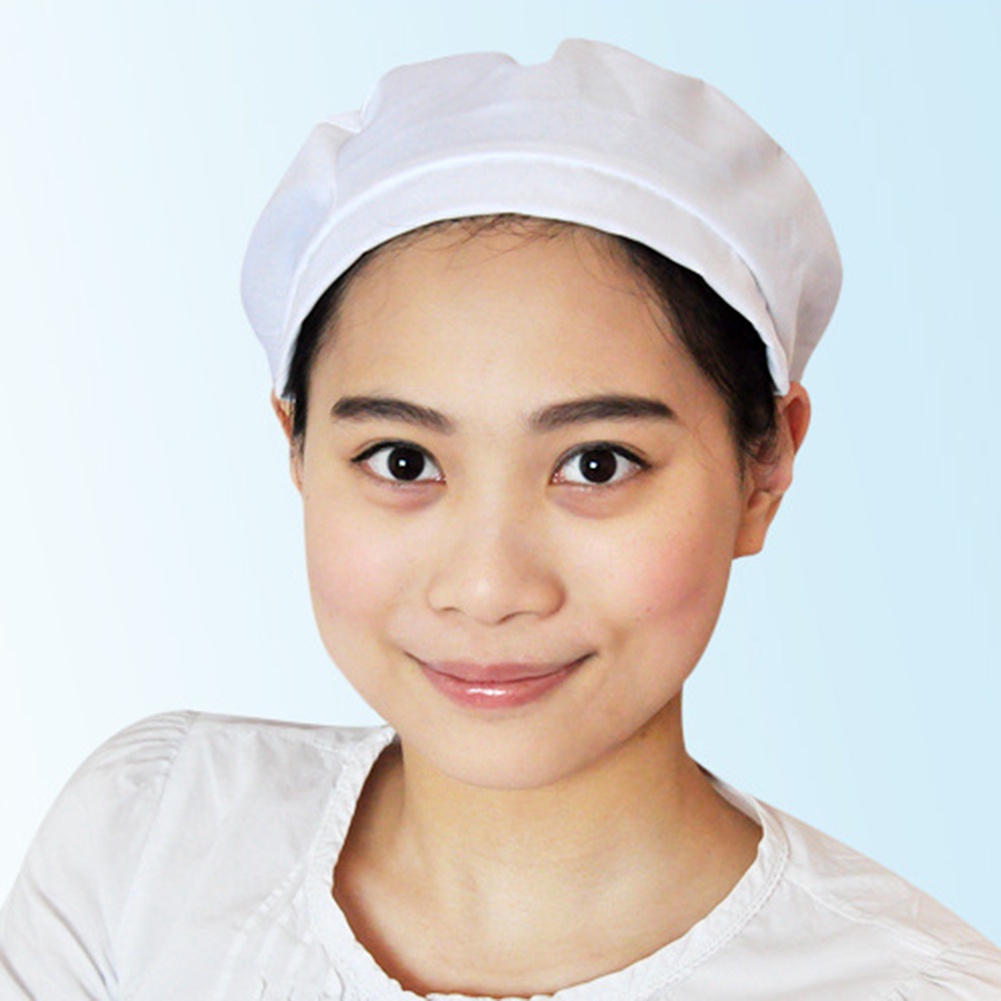 Mũ Đầu Bếp Màu Trơn Thoáng Khí Chống Bụi Đa Năng Cho Nam Và Nữ