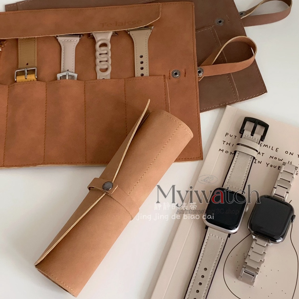 Túi Da Đựng Dây Cáp / Dữ Liệu Đa Năng Cho Samsung Xiaomi iwatch 8 7 6 5 4 SE 3 2 1 41 45mm 40mm 44 42 mm Mi 6 5 4 3