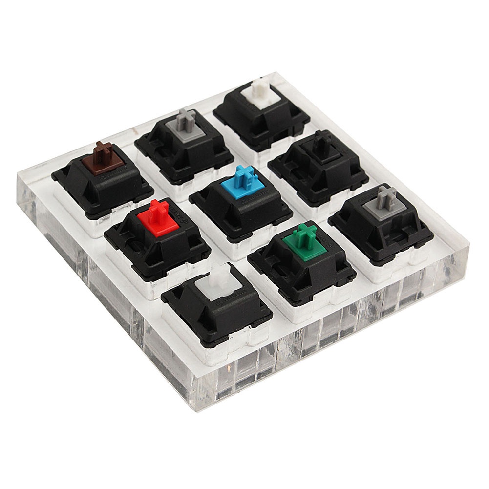Bộ 9 Nút Nhựa Acrylic Hình Hoa Hướng Dương Kiểm Tra Bàn Phím Cherry MX Switches