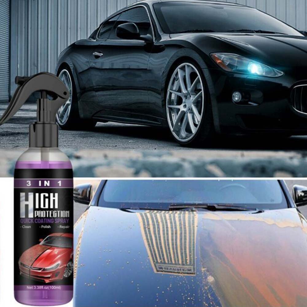 3 In 1 Ceramic Coating Spray High Protection Car Shield Coating Car Paint