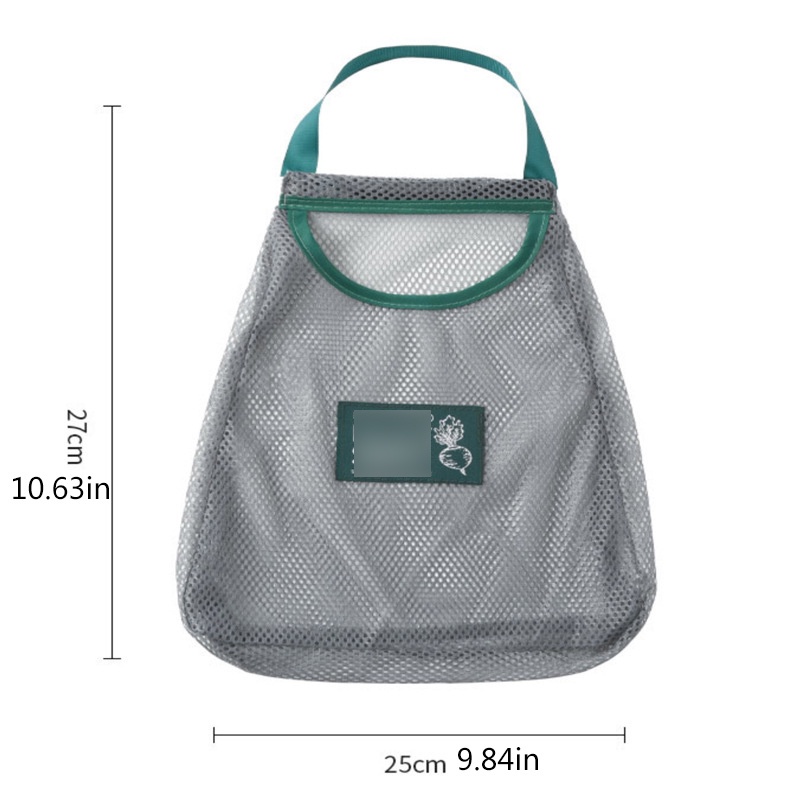 Túi Lưới Treo Đựng Tỏi Rau Củ Quả Thoáng Khí Có Thể Gấp Gọn Và Tái Sử Dụng