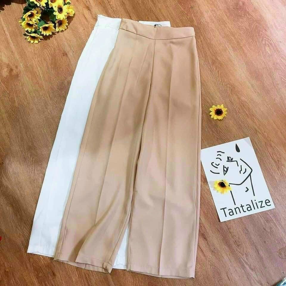 [TORNL8003] QUẦN TÂY ỐNG RỘNG TRƠN, CÀI NÚT KHÓA KÉO TRƯỚC