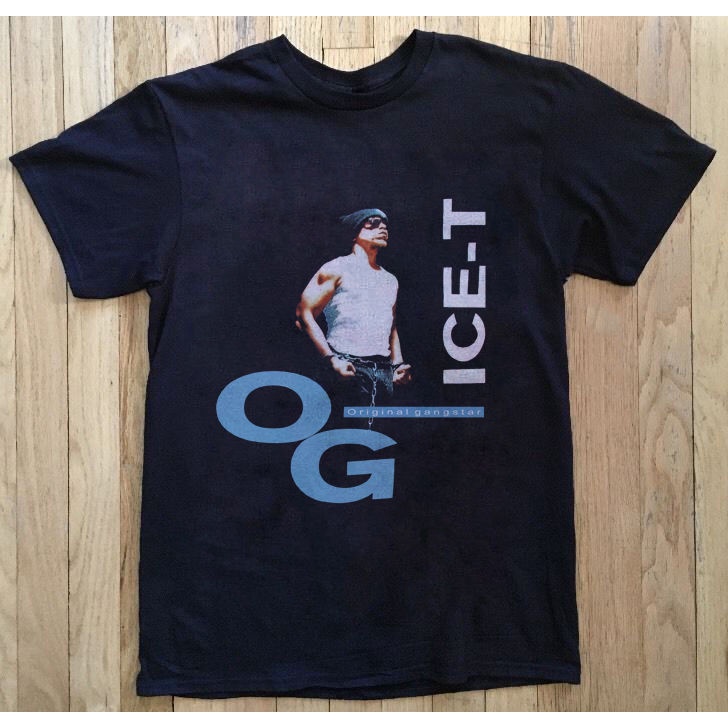 Áo Thun In Chữ Ice T Vtg 90S Tour Concert 1991 Og Gangsta Rap Hip Hop BOkggp35BOehfj64