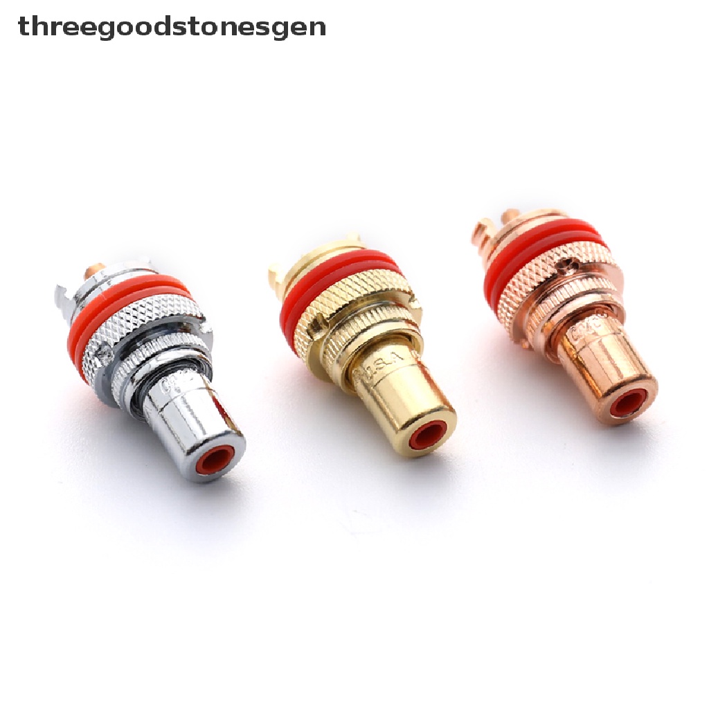 1 Cặp Jack Nối CMC RCA Cái AV Audio Video Bằng Đồng
