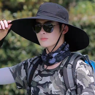 Mũ tai bèo OUTFLY vành rộng chống nắng chống nước thoáng khí du lịch thời trang cho nam