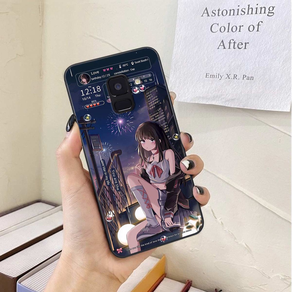 Ốp lưng Samsung A6 2018 / A6 Plus / A6+ hình anime boy girl phong cách thời trang, ốp rẻ đẹp