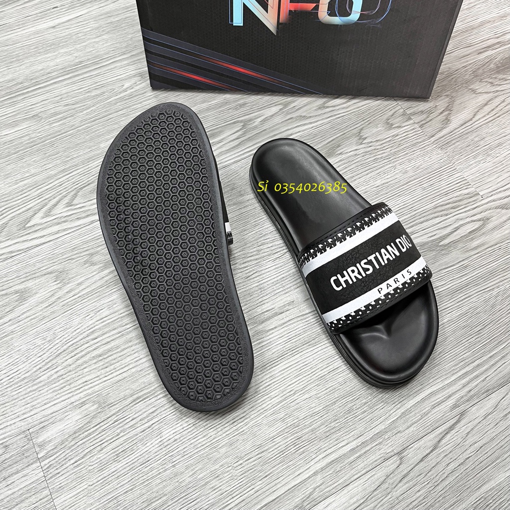 Dép nam quai ngang CHRIS_TIAN_DIOR hot mới cực sang cực chất