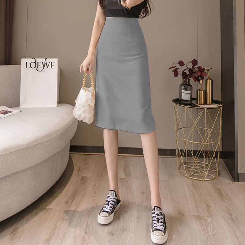 Chân Váy Tutu Cotton Pha Dáng Vừa Lưng Cao Xẻ Tà Thời Trang Xuân Hè 2023