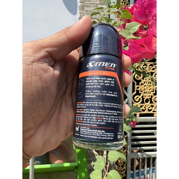 LĂN KHỬ MÙI X-MEN FIRE 50ml