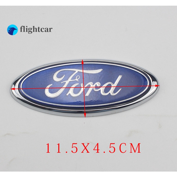 1 Miếng Dán Logo Trước Và Sau 11.5x 4.5cm Cho Xe Hơi Ford Ecosport 2 3 4 5 Mk2 Mk3 Mk4 Mk5 Mk7 Ranger