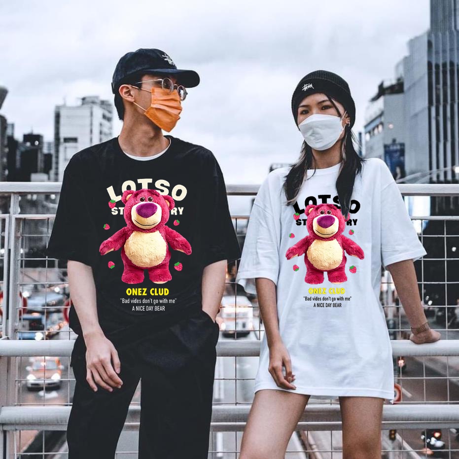 Áo thun I Am Lotso Onez Clud chất liệu cotton 100% form unisex dáng rộng tay lỡ cực hot