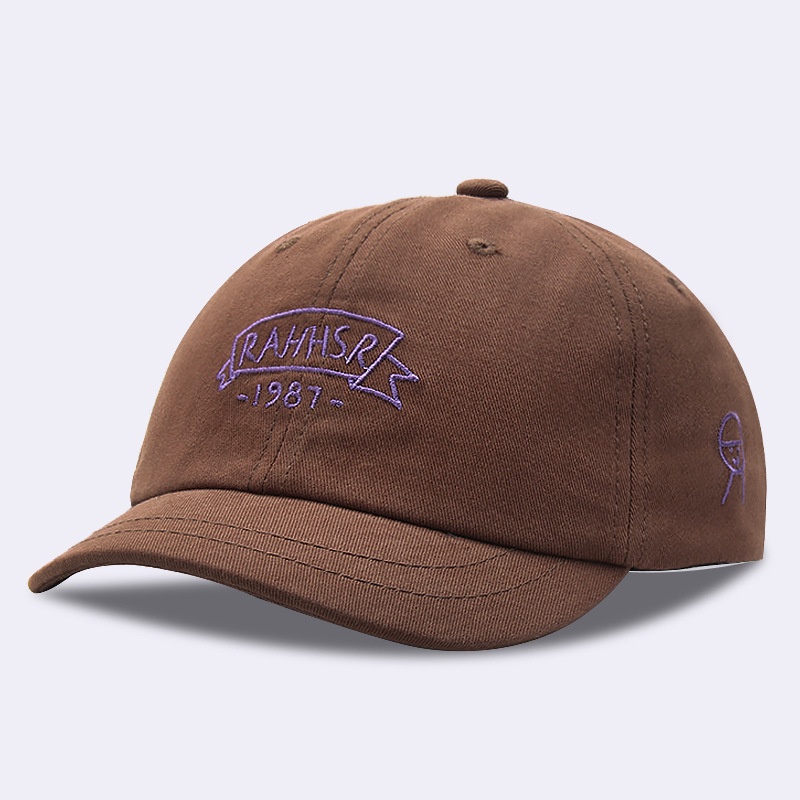 LINJW Mũ Lưỡi Trai Cotton Mềm Mại Thêu Chữ Phong Cách Hip Hop