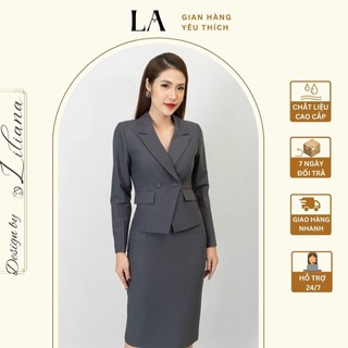 Set vest công sở chân váy ôm, đồng phục công sở 2 lớp hàng thiết kế trang tây fashion