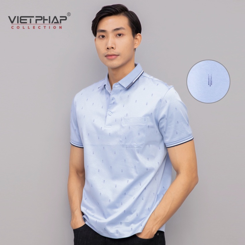 Áo Thun Cotton Lạnh Cao Cấp VIỆT PHÁP /Form Luxury / Thoáng mát , co dãn tốt, chất liệu cotton mềm mịn 31782