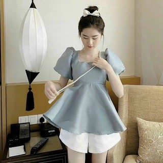Sét áo babydoll kèm short  [ Ship hoả tốc -  Kèm ảnh thật trải sàn 100% ]