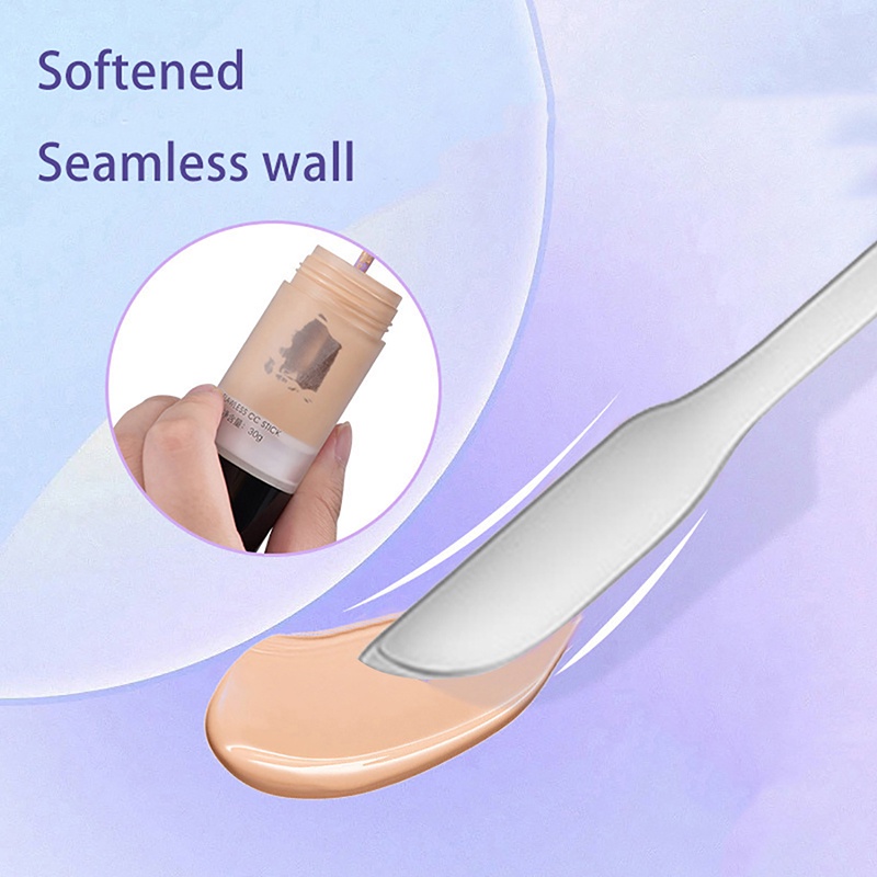 Dụng Cụ Trộn Kem Nền / Nước Hoa Hồng Hai Đầu Bằng Thép Không Gỉ