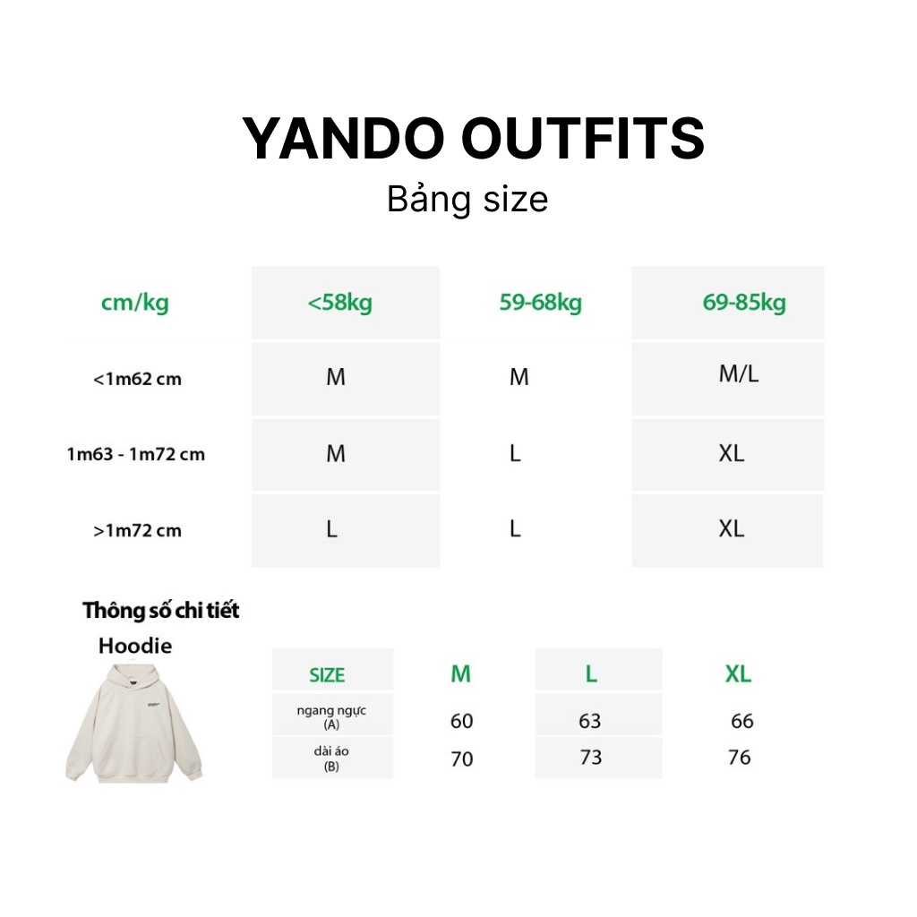 Áo Hoodie Form Rộng YANDO OUTFITS P013 Nỉ Cotton Flight Tickets 350GSM Local Brand